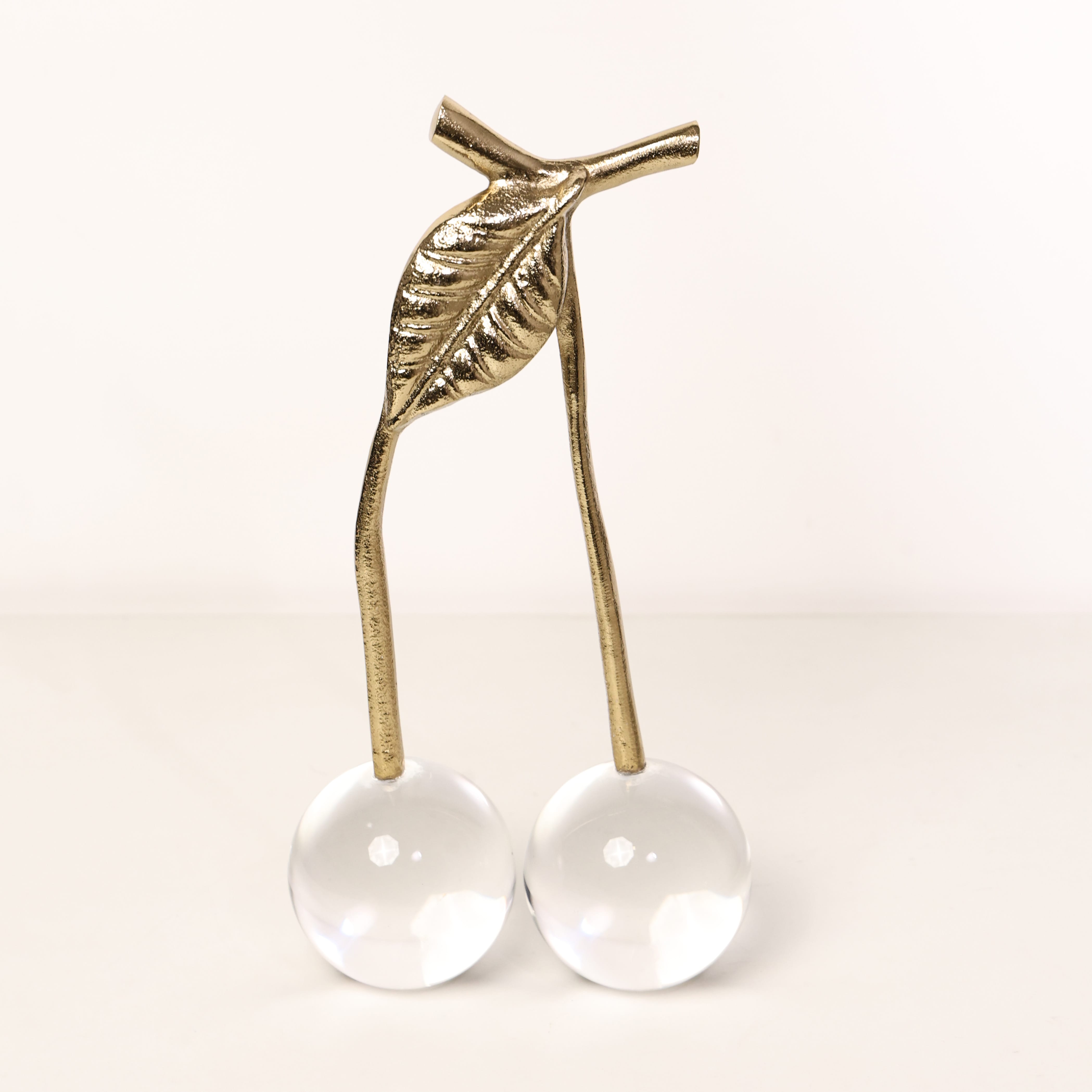 Gold Leaf Bookends with Marble Base