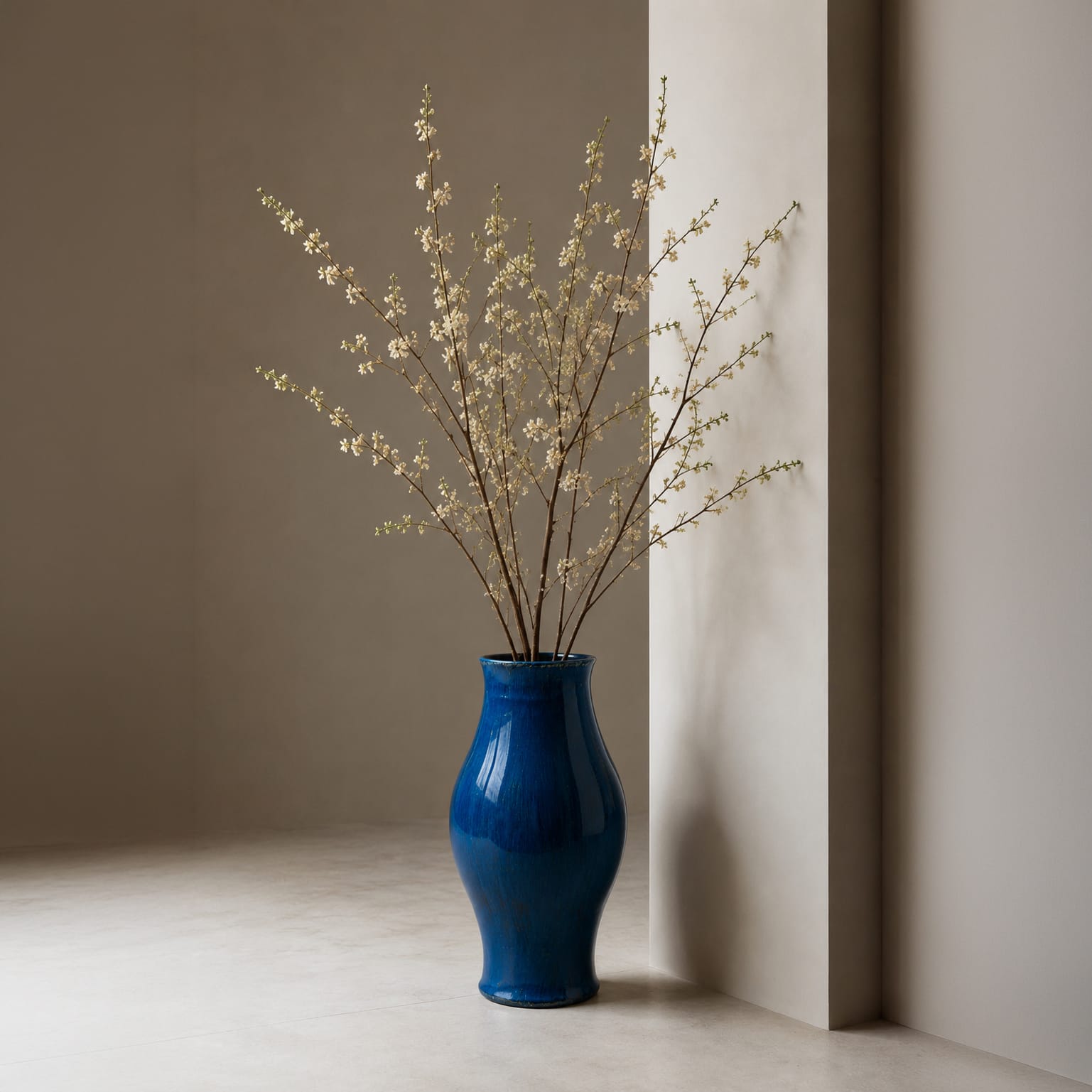 Indigo Bloom Vase