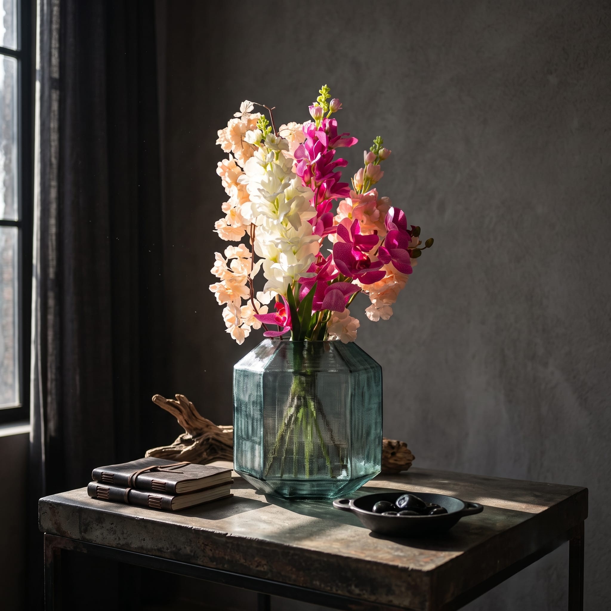 Seafoam Prism Vase