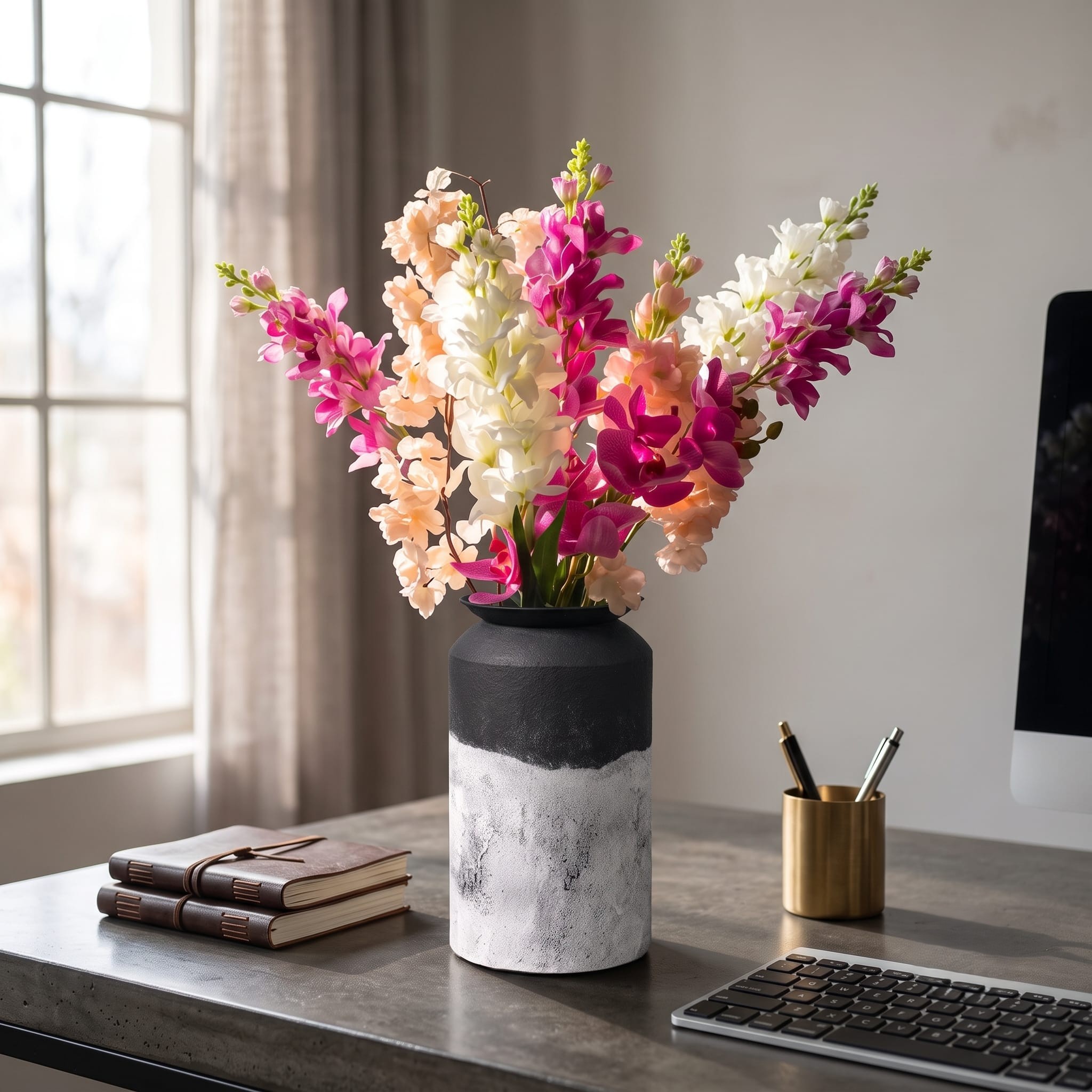 Black Ocean Vase